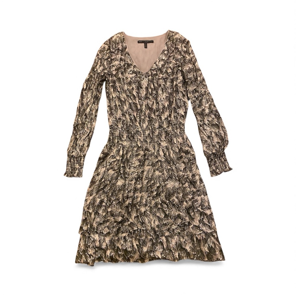 White House black market knee-length dress with silver accents - Picture 3 of 8